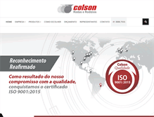 Tablet Screenshot of colson.com.br